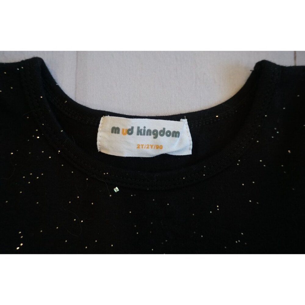 Mud Kingdom Sparkly Girls Tutu Dress Princess Plain Cute - Size 2T - Picture 3 of 8
